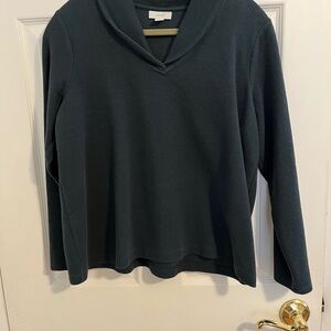 J Jill deep teal Long Sleeve Top